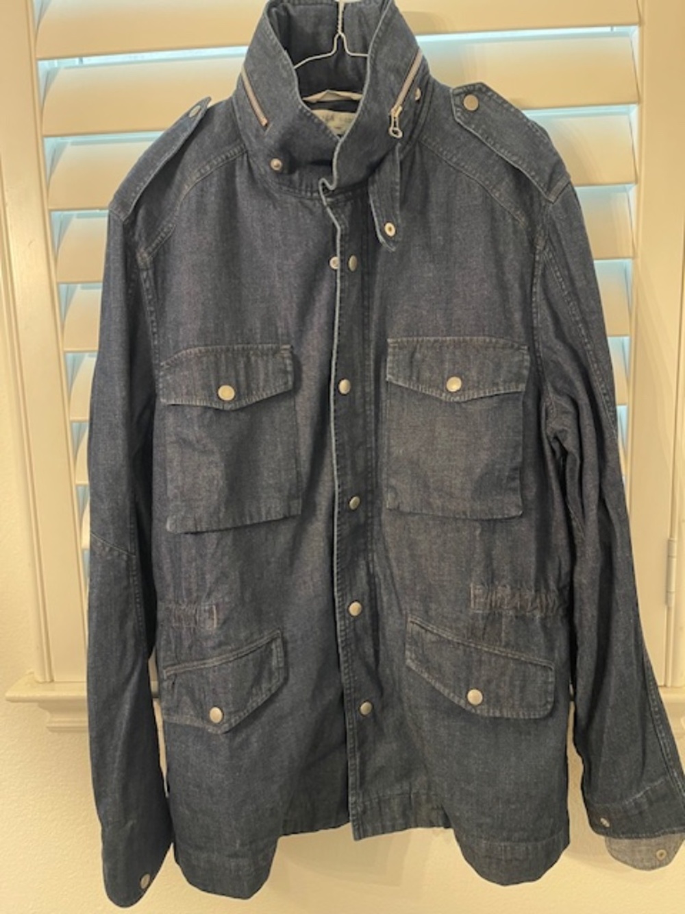 Rag & Bone Field Jacket Men’s 42 Denim Blue--New W/O Tags